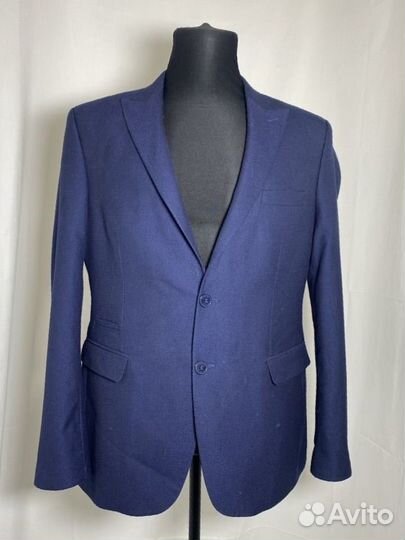Пиджак suvari 54 мужской синий