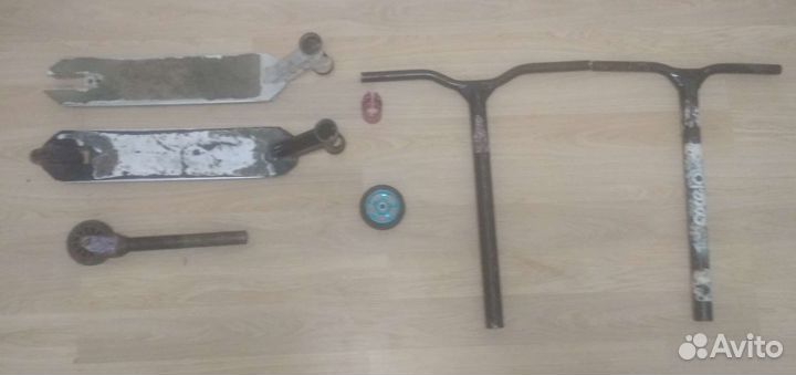 Детали от трюкового самоката oxelo