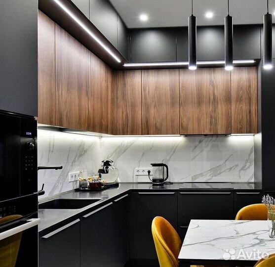 Кухня в потолок на заказ