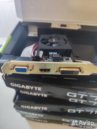 Видеокарта gigabyte GT 710 2 Гб DDR3