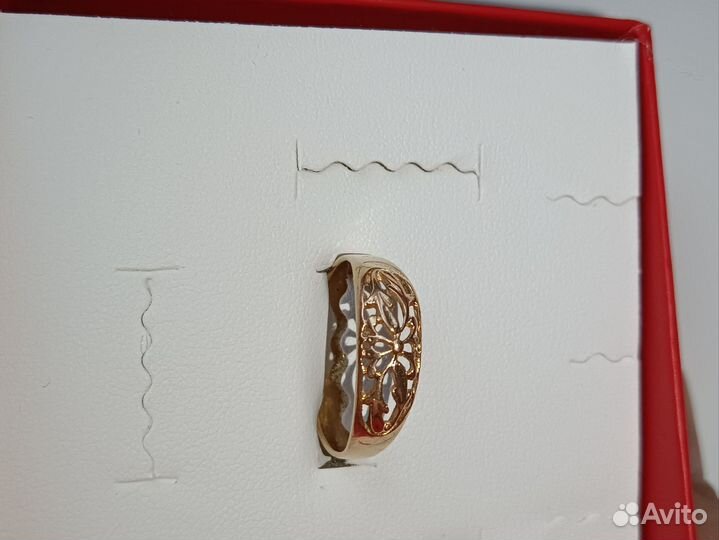 Золотое кольцо 18 размер