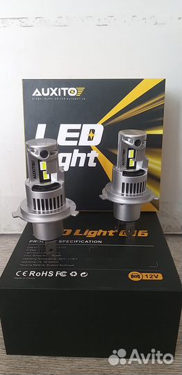 Led Светодиодная лампа h4 auxito 100W