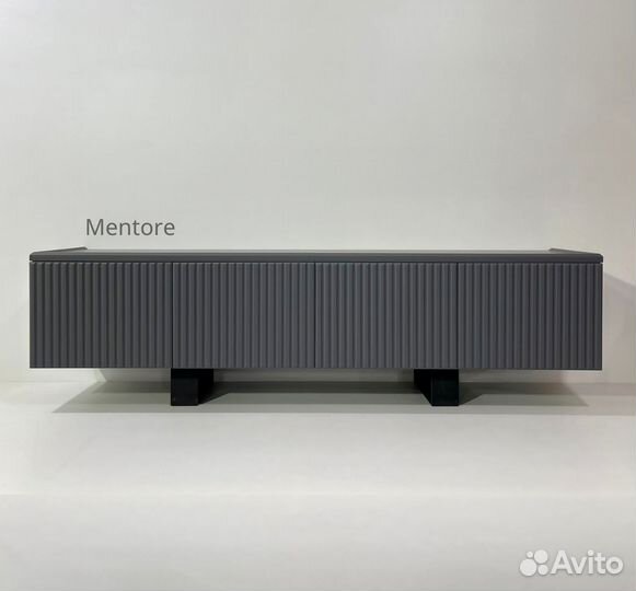 Тумба тв Bravo в цвете графит / 1800х400х300 мм