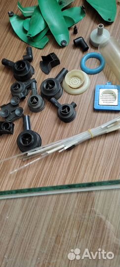 Аквариум, термометр, сачок и прочие принадлежности