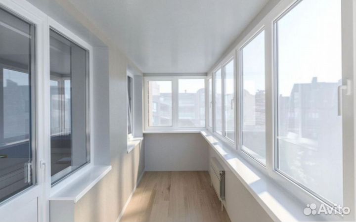 Комплексное остекление и отделка