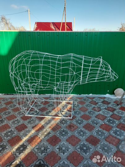 Новогодняя Фигура из проволоки