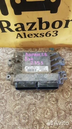 Блок управления двигателем (эбу) Renault Logan 1.6