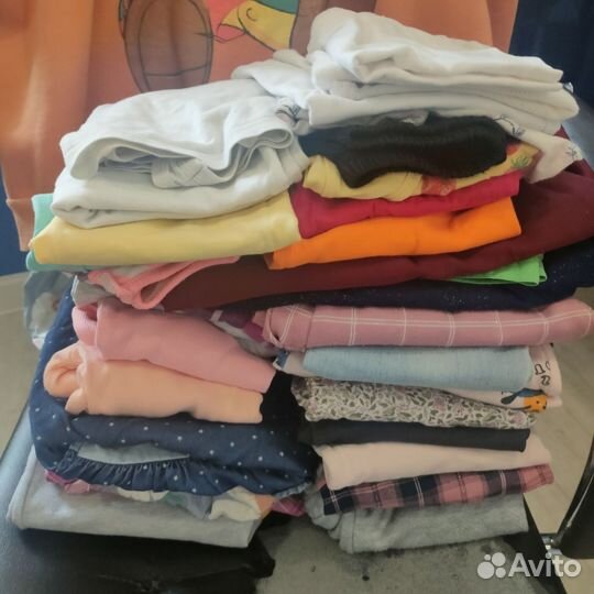 Много вещей пакетом на девочку 110-116