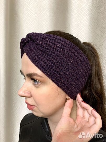 Повязка на голову из мериноса