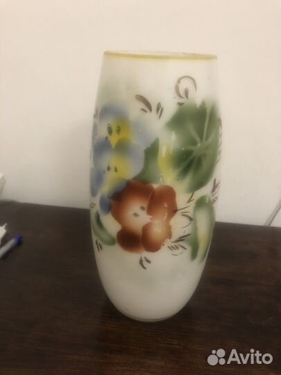 Стеклянная ваза СССР