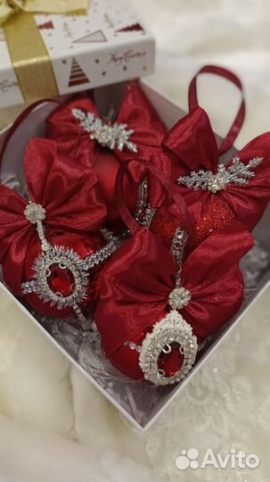 Елочные игрушки ручной работы