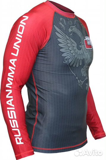 Рашгард Союз мма России (синий, XL)