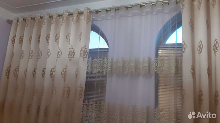 Портьеры+Тюль+Карниз