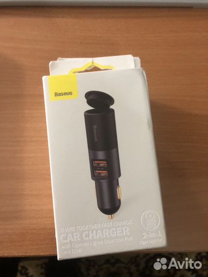 Зарядное устройство для телефона в машину baseus