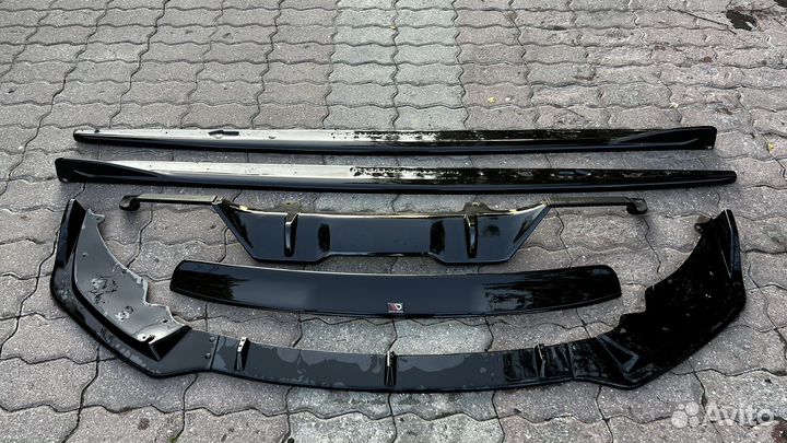 Bmw f44 комплект юбок диффузор сплиттер