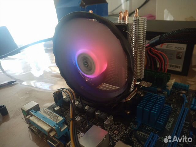 Башня для процессора,кулер 4 трубки