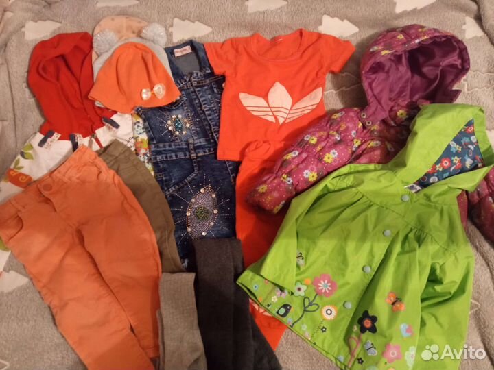 Пакет вещей для девочки 2 года