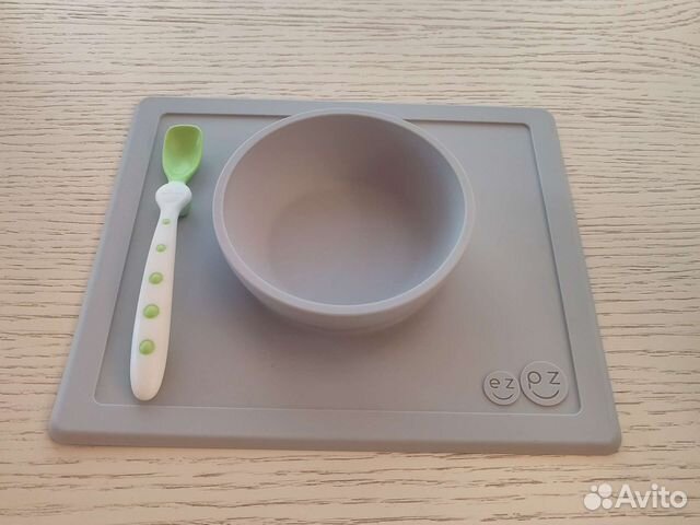 Тарелка силиконовая ezpz