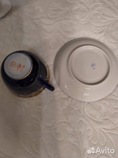 Две чайные пары лфз cobalt