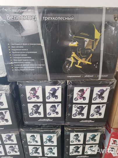 Детский трехколесный велосипед новый