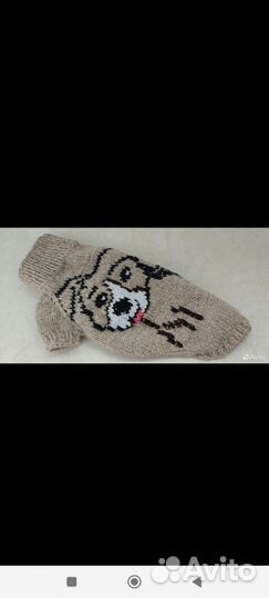 Вязанная одежда ля собак и кошек