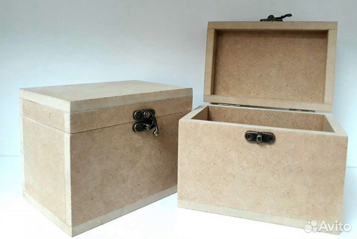 Деревянная шкатулка дсп для украшений для декупжа