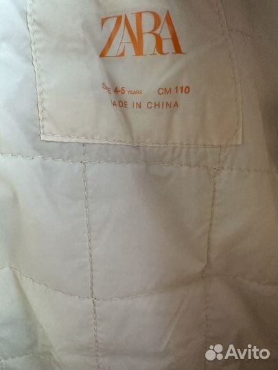 Куртка Zara для девочки 110