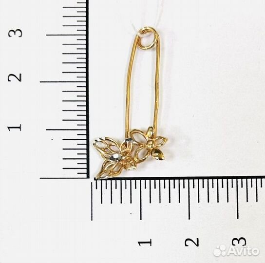 Золотая брошь