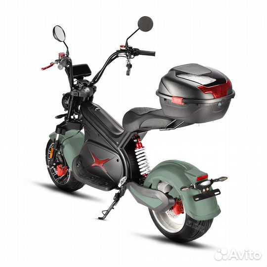 Электроскутер White Siberia Black Sea (Green)