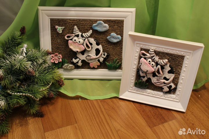 Бычок в рамочке