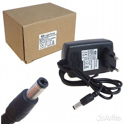 Блок питания 24V 0.5A, 2A, 3A, 4A (5.5/2.5)