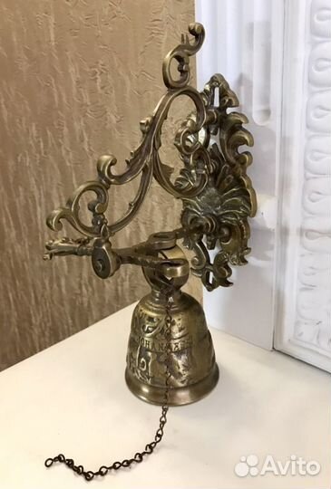 Старинный настенный вызывной колокол
