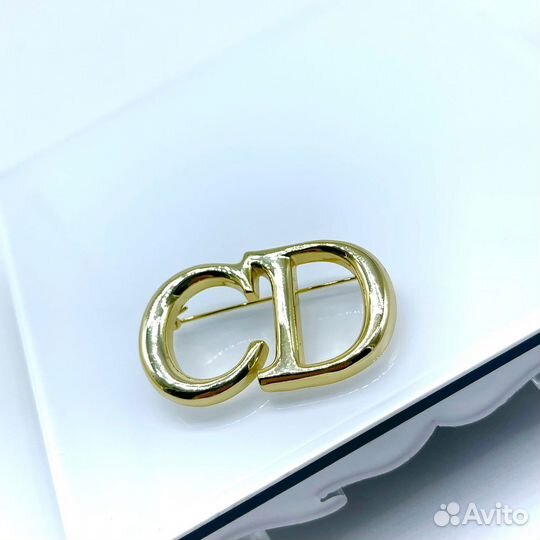 Брошь dior 6 см