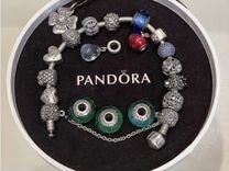 Pandora браслет серебряный и шармы