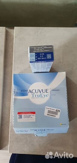 Линзы контактные однодневные acuvue