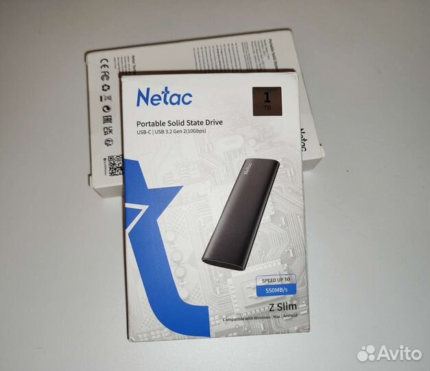 Внешний SSD диск Netac Zslim 1tb