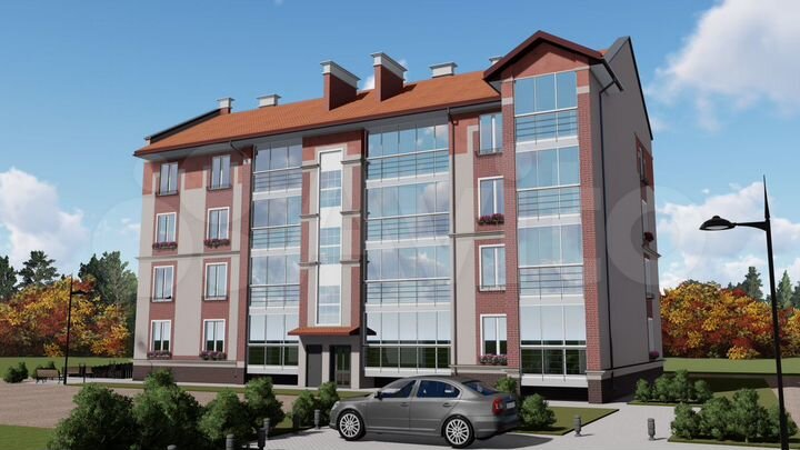 2-к. квартира, 82,1 м², 4/4 эт.