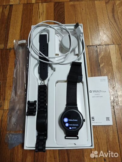 Смарт часы LG Watch Style titanium