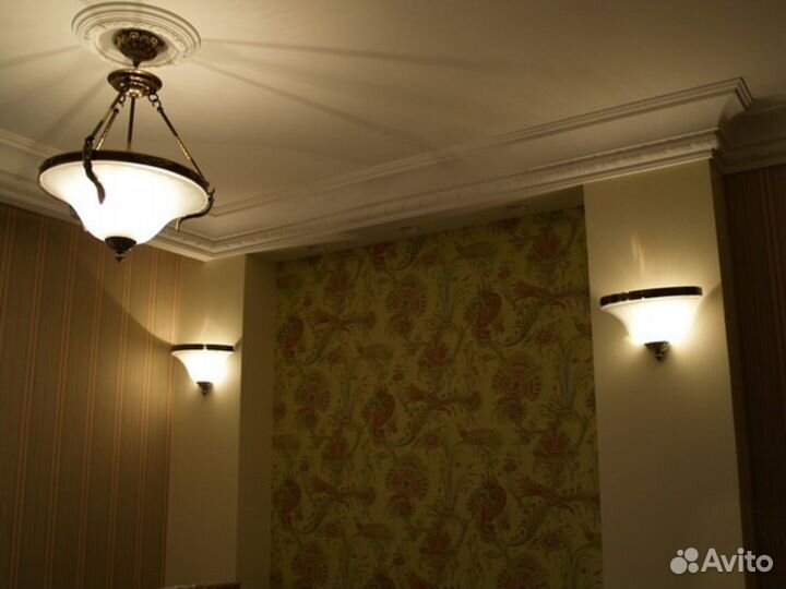 Установка люстры, бра, спотов Мосрентген