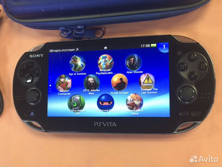 PS Vita 3G+WiFi 16 Гб Прошитая+35 игр