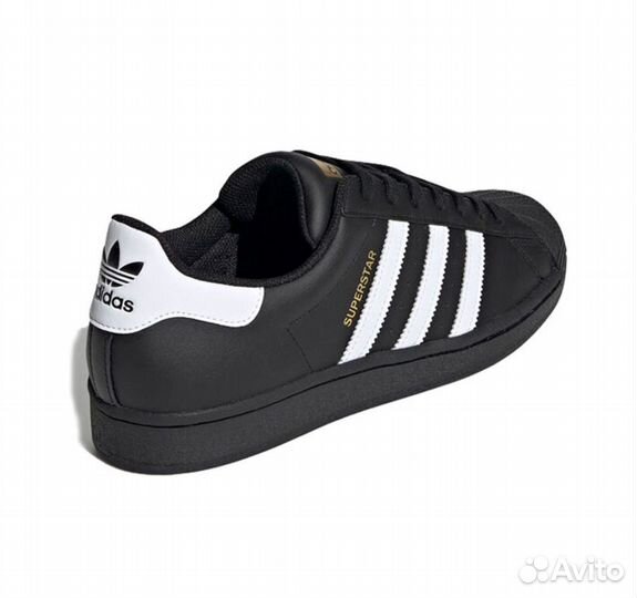 Adidas Originals Superstar Black White оригинал