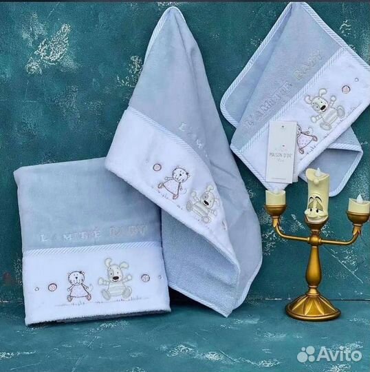 Подарочный набор полотенец для детей 3 шт