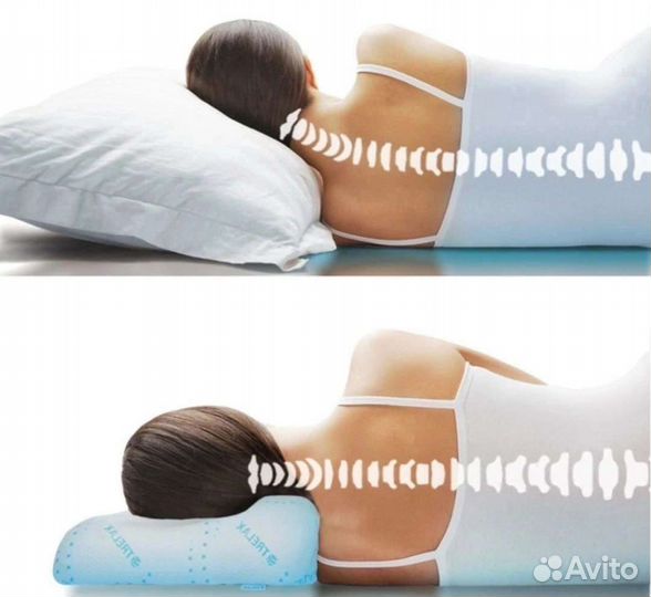 Подушка ортопедическая с эффектом памяти