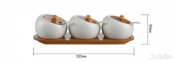 Набор для соли, сахара, специй