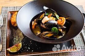 Мидии в белом вине