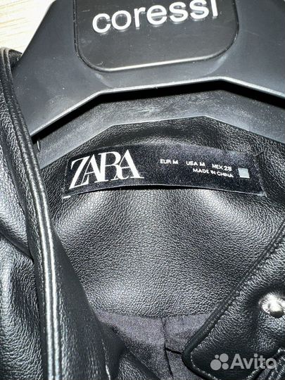 Кожаная куртка Zara