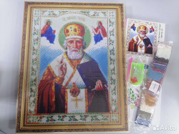 Алмазная мозаика Иконы 30*40см и 40*50 см