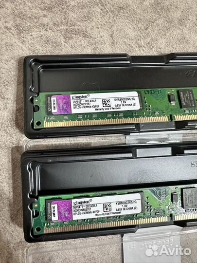 Оперативная память ddr2 800 x2 4gb