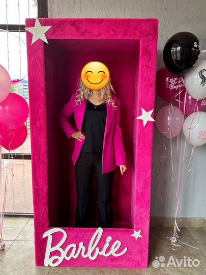 Коробка барби фотозона