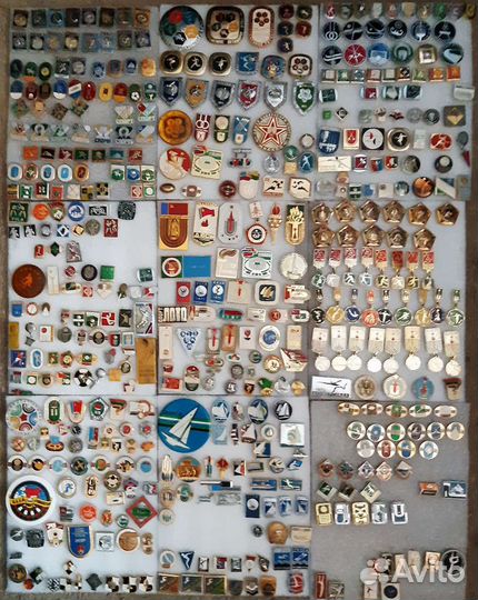 Значки СССР спортивные